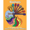 Adult Coloring Books: Guitars