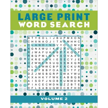 Large Print Word Search Volume 2