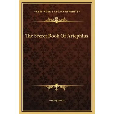 The Secret Book of Artephius