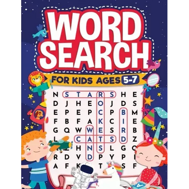 Word Search for Kids Ages 5-7: Fun Word Search for Clever Kids to Improve their Learning Skills and Practice Vocabulary: Great educational workbook w