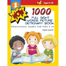 1000 Full Sight Words Picture Dictionary Book English Spanish Educational Games for Kids 5 10: First Sight word flash cards learning activities to bui