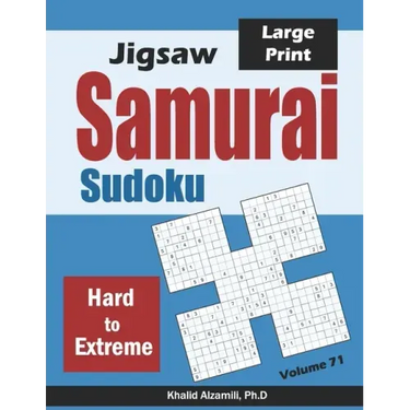 Jigsaw Samurai Sudoku: 500 Hard to Extreme Jigsaw Sudoku Puzzles Overlapping into 100 Samurai Style