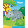 Rhinos Coloring Book 1