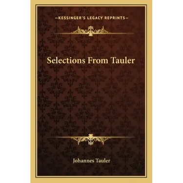 Selections from Tauler