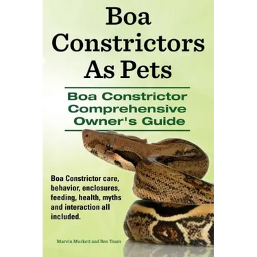 Boa Constrictors As Pets. Boa Constrictor Comprehensive Owners Guide. Boa Constrictor care, behavior, enclosures, feeding, health, myths and interacti