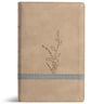 KJV Large Print Personal Size Reference Bible, Earthen Suedesoft Leathertouch, Indexed