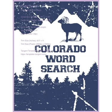 Colorado Word Search: Novelty Gift about the Colorful State for Puzzle Book Enthusiast