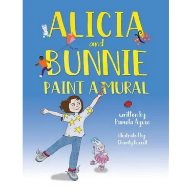 Alicia and Bunnie Paint a Mural