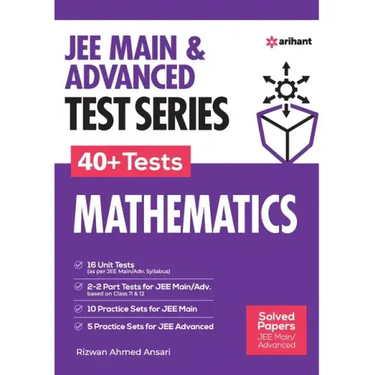 JEE Mains & Advanced Test Series 40+ Tests Mathematics