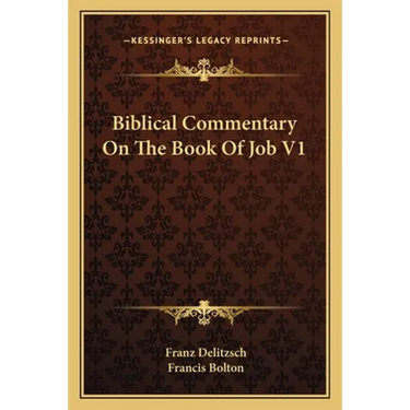 Biblical Commentary On The Book Of Job V1