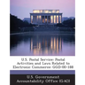 U.S. Postal Service: Postal Activities and Laws Related to Electronic Commerce: Ggd-00-188