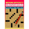 Medium Difficulty Crossword Puzzle Book For Adults: Large Print 84 Puzzles