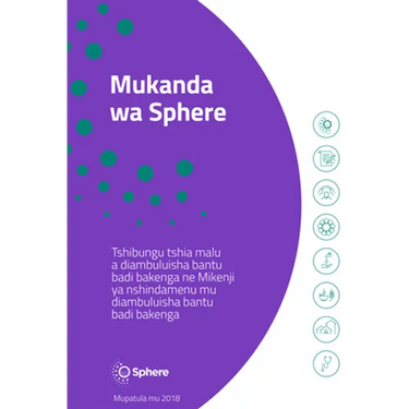Mukanda Wa Sphere Tshiluba: Tshibungu Tshia Malu a Diambuluisha Bantu Badi Bakenga Ne Mikenji YA Nshindamenu Mu Diambuluisha Bantu Badi Bakenga