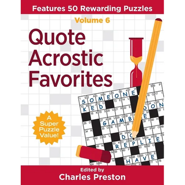Quote Acrostic Favorites: Features 50 Rewarding Puzzles