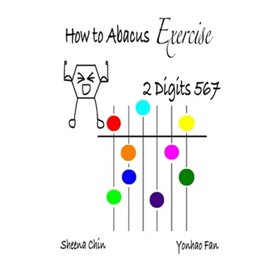 How to Abacus Exercise - 2 Digits 567