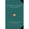 Memoirs Of Madame Vigee Lebrun