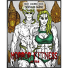 Adult Coloring Book Horror Fitness: Triathlon Aliens