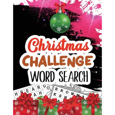 Christmas Challenge Word Search: Cleverly Hidden Word Searches for Adults, Teens, Scrooge Puzzle Book, Word Search Puzzle book Christmas, Exercise You