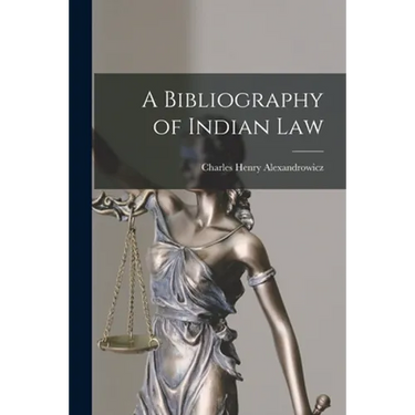 A Bibliography of Indian Law