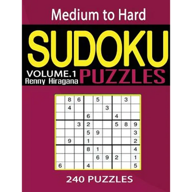 Sudoku: 240 Sudoku Puzzles (Sudoku Puzzle Book) (Medium to Hard sudoku puzzle books) (Volume 1)