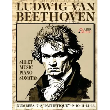 Ludwig Van Beethoven - Sheet Music: Piano Sonatas: 7-8 Pathetique-9-10-11-12-13