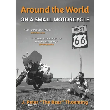 Around the world on a small motorcycle