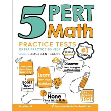 5 PERT Math Practice Tests: Extra Practice to Help Achieve an Excellent Score