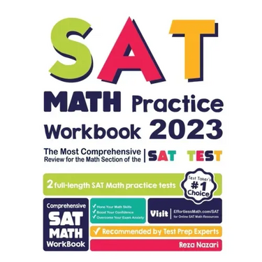 SAT Math Practice Workbook: The Most Comprehensive Review for the Math Section of the SAT Test