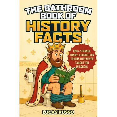 The Bathroom Book of History Facts: 1091+ Strange, Funny & Forgotten Truths They Never Taught You In School! (The Ultimate Gag Gift)