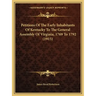 Petitions Of The Early Inhabitants Of Kentucky To The General Assembly Of Virginia, 1769 To 1792 (1915)
