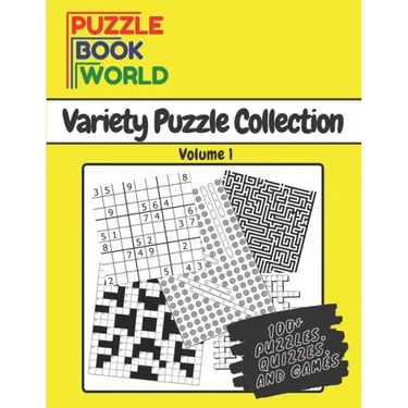 Puzzle Book World: Variety Puzzle Collection - Volume 1