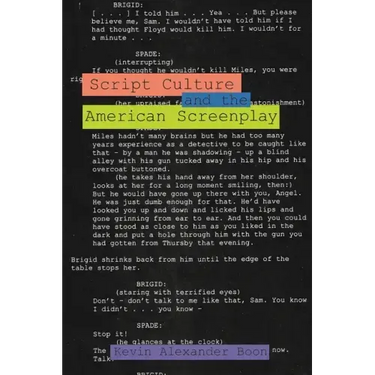 Script Culture and the American Screenplay