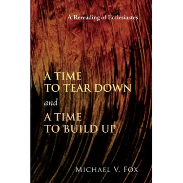 A Time to Tear Down and a Time to Build Up