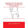 American Hairless Terrier Coloring Calender