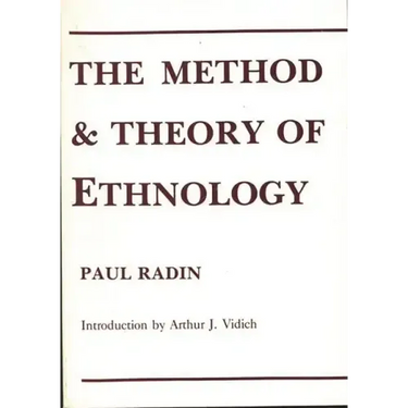 The Method and Theory of Ethnology