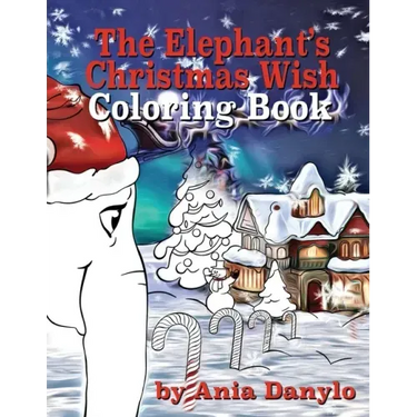 The Elephant's Christmas Wish Coloring Book