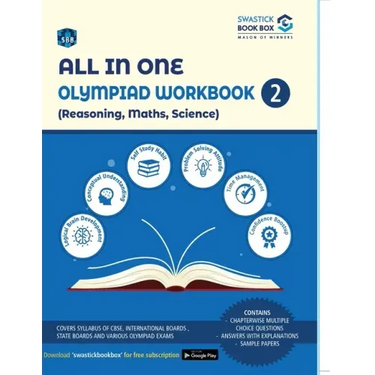 All in One Olympiad Workbook for Reasoning, Maths & Science - Class 2