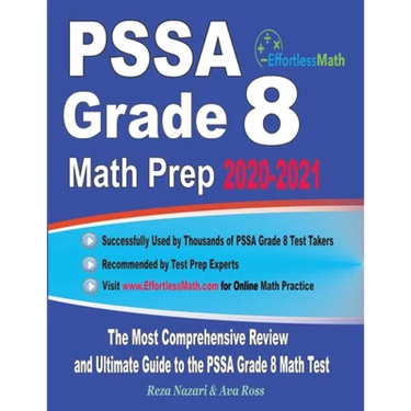 PSSA Grade 8 Math Prep 2020-2021: The Most Comprehensive Review and Ultimate Guide to the PSSA Grade 8 Math Test