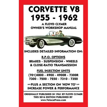 Corvette V8 1955-1962 Owner's Workshop Manual