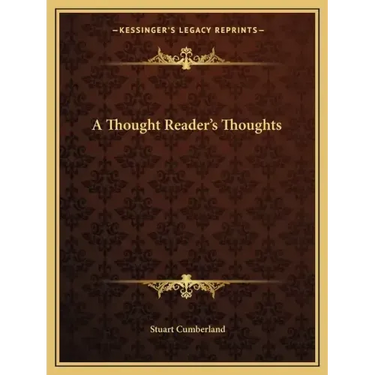A Thought Reader's Thoughts