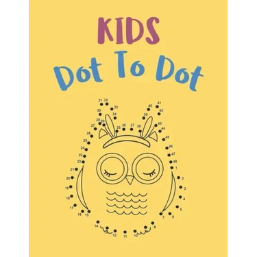 Kids Dot To Dot: Cute Animals and Bugs Activity Book for Girls And Boys