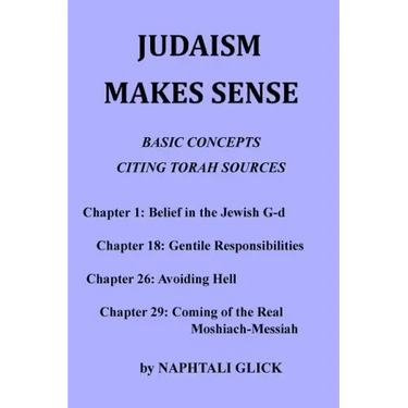Judaism Makes Sense: Basic concepts citing Torah sources
