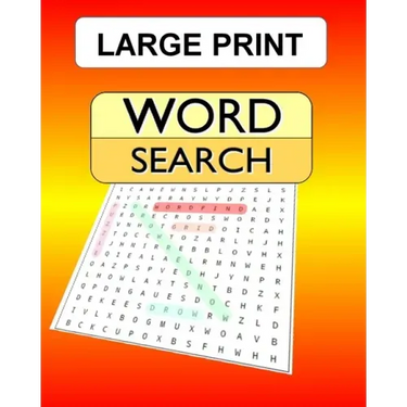 Large Print Word Search: 100 puzzles with answers for the WordSearch, Wordfind, WordSeek fan looking for some new challenges.