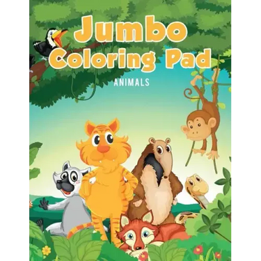 Jumbo Coloring Pad: Animals