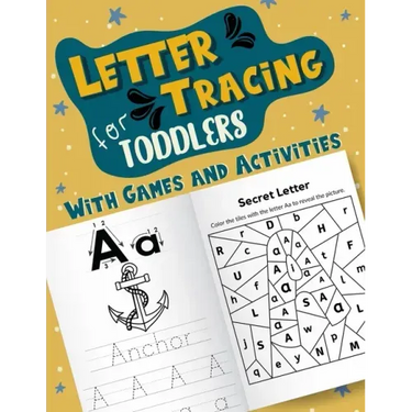 Letter Tracing for Toddlers With Games and Activities: Fun Handwriting Workbook to Practice Alphabet Writing for Kindergarten & Preschool Ages 3-5 - c