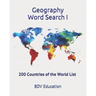 Geography Word Search: 200 Countries of the World List