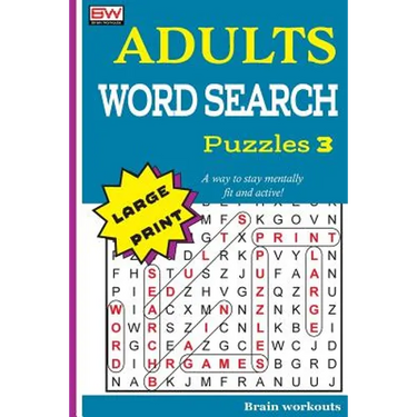 ADULTS WORD SEARCH Puzzles 3