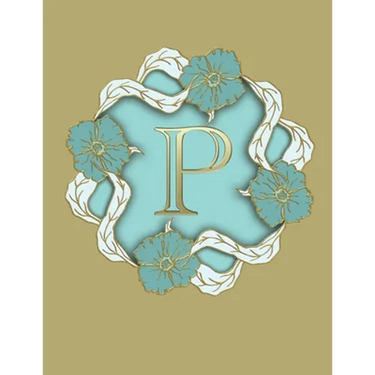 P: 100 Pages 8.5" X 11" Monogram Notebook College Ruled Line Paper