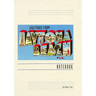 Vintage Lined Notebook Greetings from Daytona Beach, Florida