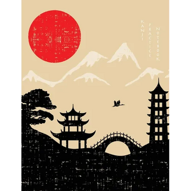 Kanji Practice Notebook: Genkouyoushi Notebook - Japanese Kanji Practice Paper Calligraphy Writing Workbook for Students and Beginners